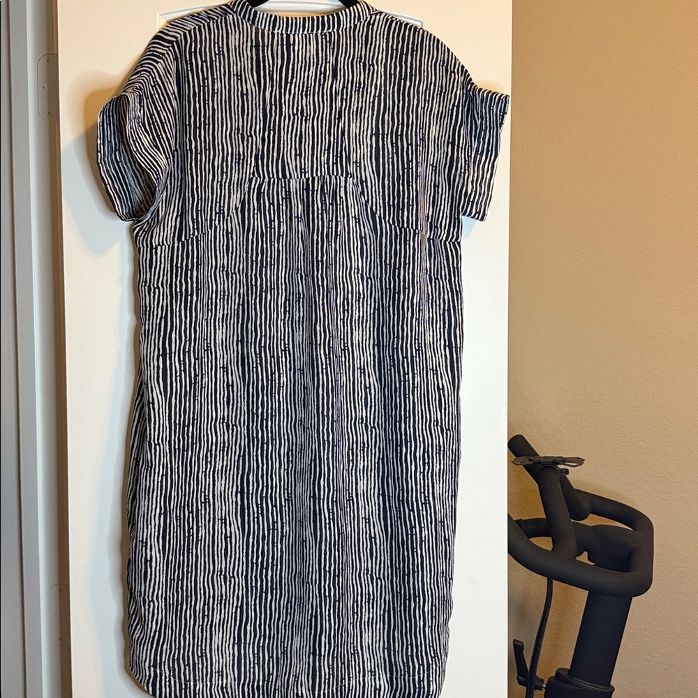 Loyal Hana Cybelle Nursing Striped Navy and White Women's Dress - Picture 5 of 5